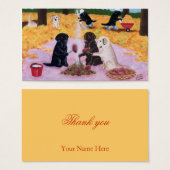Labradors Thank You Card (Front & Back)