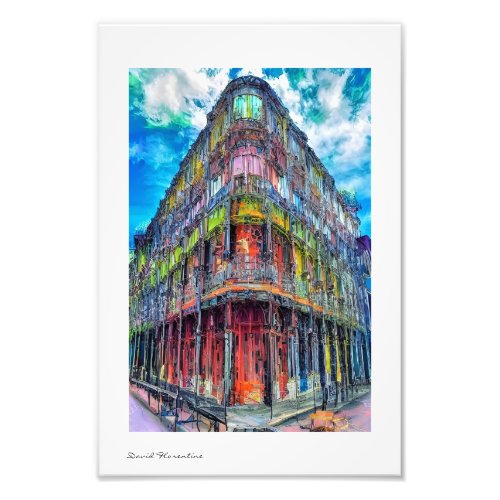 Labranche House French Quarter  Photo Print