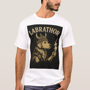 "LABRATHOR" Labrador Norse Warrior T‑Shirt T-Shirt