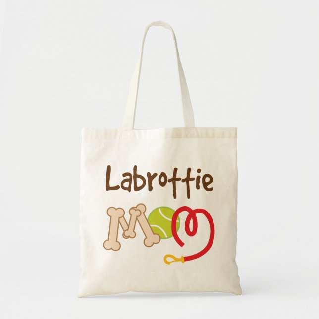 Labrottie Dog Breed Mom Gift Tote Bag (Front)
