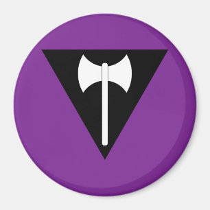 Labrys Lesbian Flag Magnet