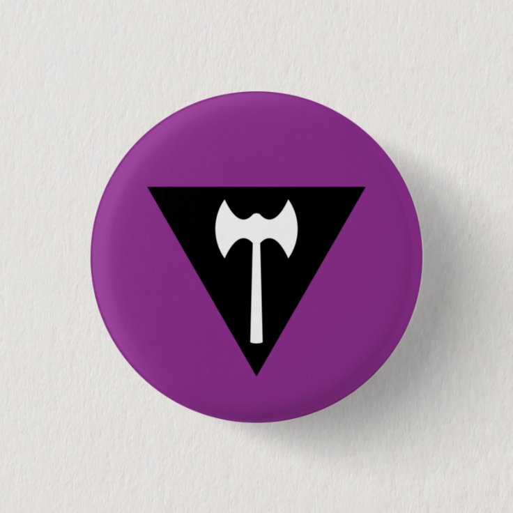 Labrys Lesbian Pride Flag Badge Button Zazzle