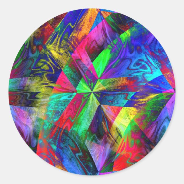 Labyrinth Classic Round Sticker (Front)