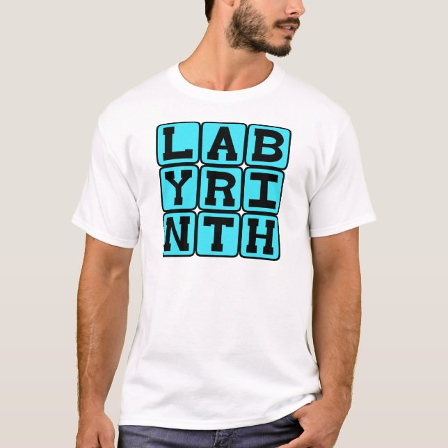 Labyrinth, Complicated Maze T-Shirt (Front)