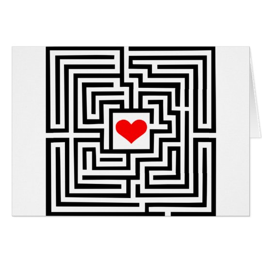 Labyrinth - Heart Card