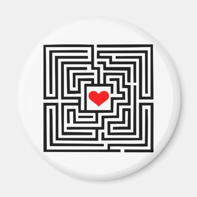 Labyrinth - Heart Magnet (Front)