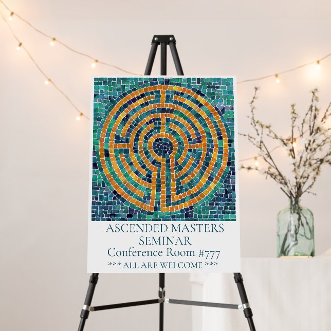 LABYRINTH II 18x24 Foam Board  (In Situ (Stand))