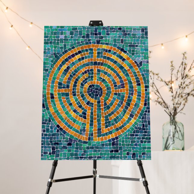 LABYRINTH II 22x28 Foam Board  (In Situ (Stand))