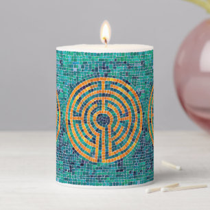 LABYRINTH II 3x4 Pillar Candle