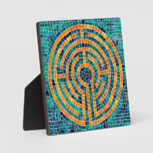 LABYRINTH II 5.25 Square Plaque with Easel 