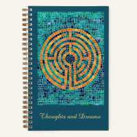 LABYRINTH II 5.5x8.5 Spiral Notebook
