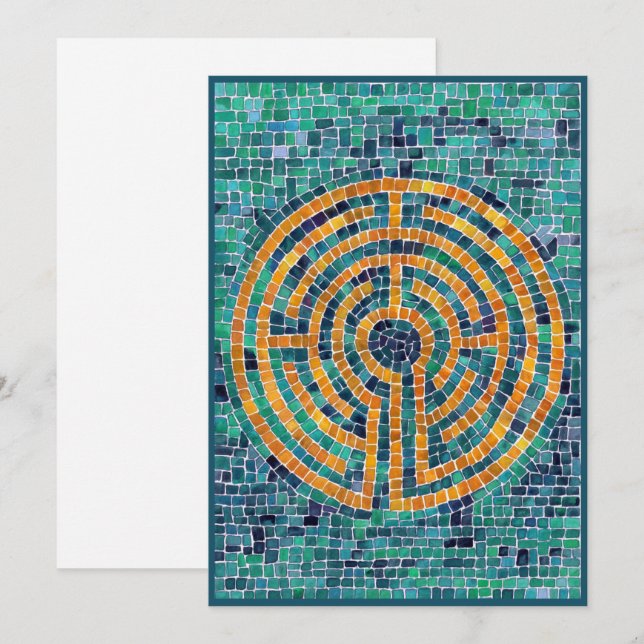LABYRINTH II 5x7 Flat Card  (Front/Back)