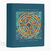 LABYRINTH II Mini Binder - Green