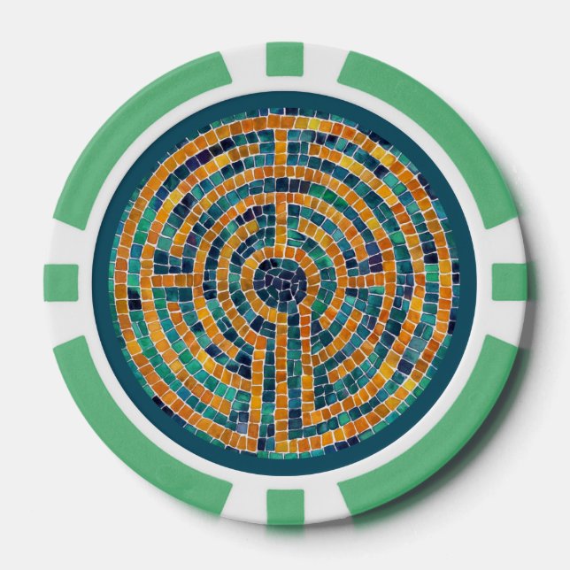LABYRINTH II Poker Chips (Front)