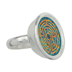 LABYRINTH II Sterling Silver Ring