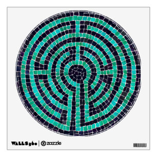 LABYRINTH III 12x12 Circle Decal