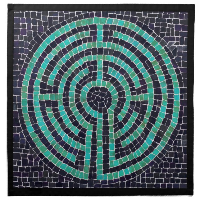 LABYRINTH III 20"x20" Cloth Dinner Napkin (Front)