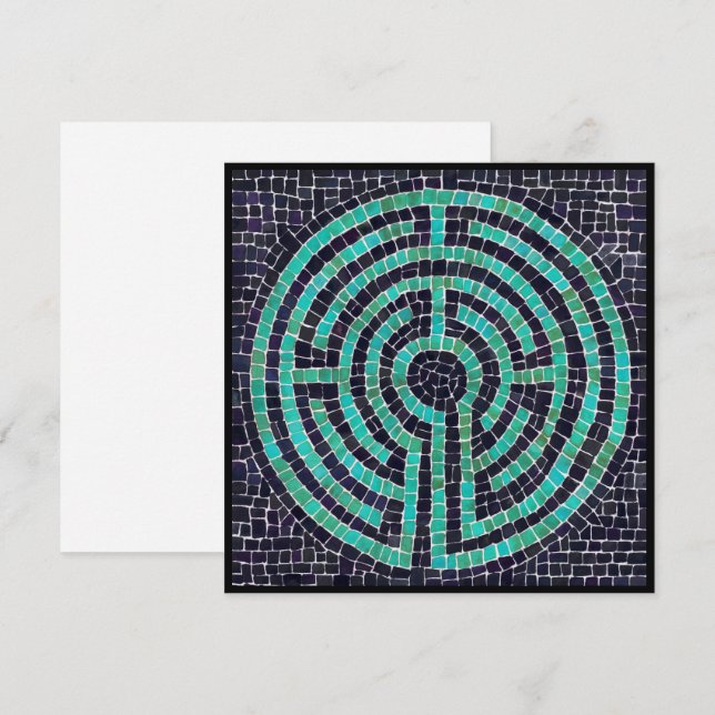 LABYRINTH III 5.25" Square Flat Card  (Front/Back)