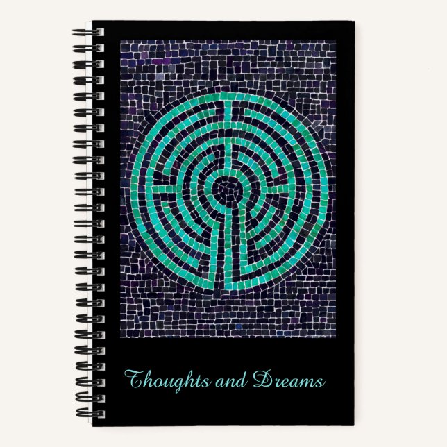 LABYRINTH III 5.5x8.5 Spiral Notebook  (Front)