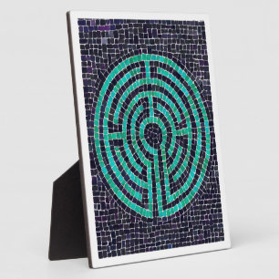 LABYRINTH III 8x10 Plaque with Easel - White