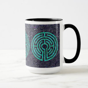 LABYRINTH III Tall Black Combo Mug