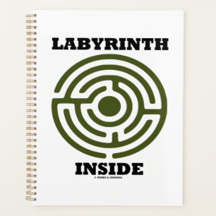 Labyrinth Inside Psyche Psychological Humor Planner