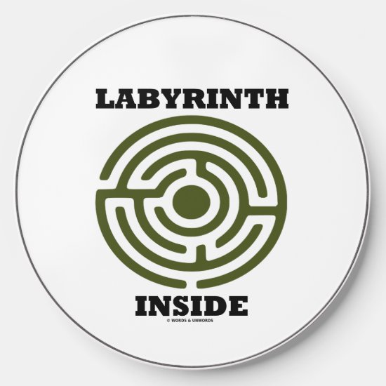 Labyrinth Inside Psyche Psychological Humor Wireless Charger