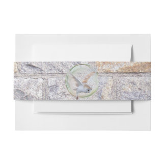 Labyrinth It’s Only Forever Wedding Owl Invitation Belly Band