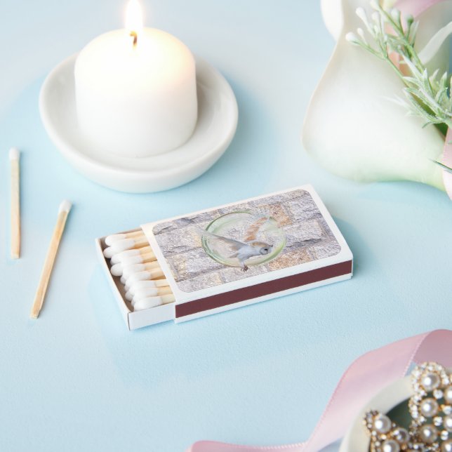 Labyrinth It’s Only Forever Wedding Owl Matchboxes (Insitu)