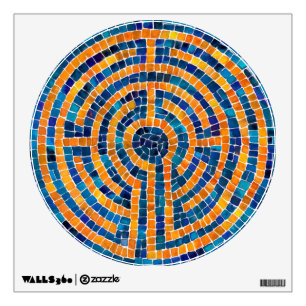 LABYRINTH IV 12x12 Circle Decal