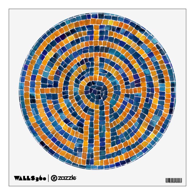 LABYRINTH IV 12x12 Circle Decal (Front)