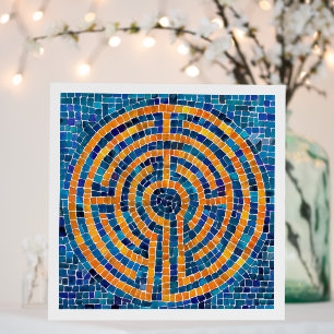 LABYRINTH IV 12x12 Foam Board - White
