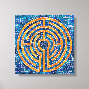 LABYRINTH IV 12x12 Wrapped Canvas (2.5" Deep) Print