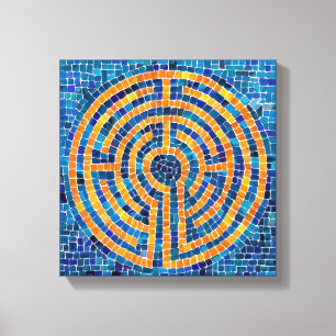 LABYRINTH IV 12x12 Wrapped Canvas (.75" Deep) Print