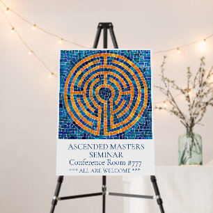 LABYRINTH IV 18x24 Foam Board 