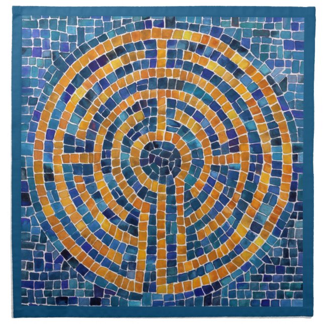 LABYRINTH IV 20"x20" Cloth Dinner Napkin (Front)
