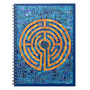 LABYRINTH IV 6.5x8.75 Spiral Notebook 