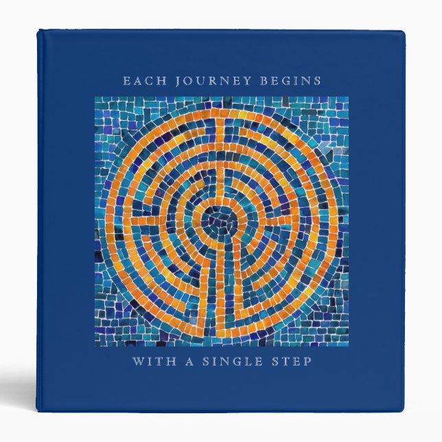 LABYRINTH IV Binder - Blue (Front)
