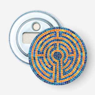 LABYRINTH IV Button Bottle Opener