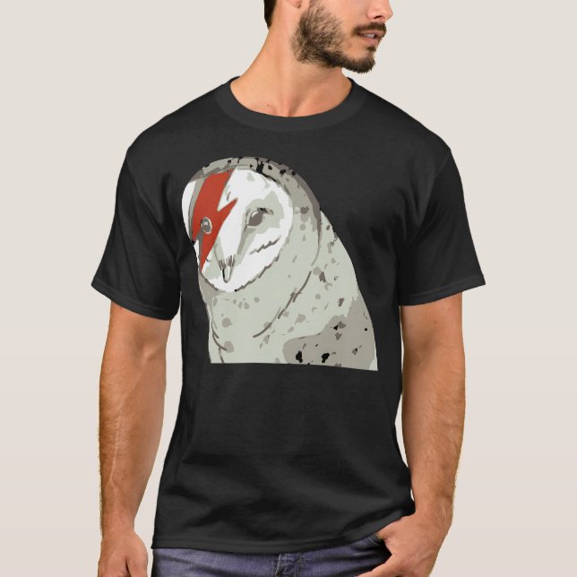 Labyrinth Jareth Barn Owl - Eyesasdaggers T-Shirt (Front)