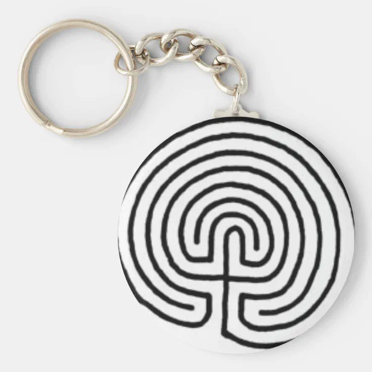 Labyrinth Keychain Zazzle