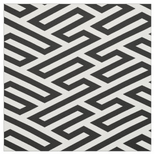 Labyrinth Maze Geometric Fabric