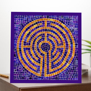 LABYRINTH MOSAIC 12x12 Foam Board - Purple