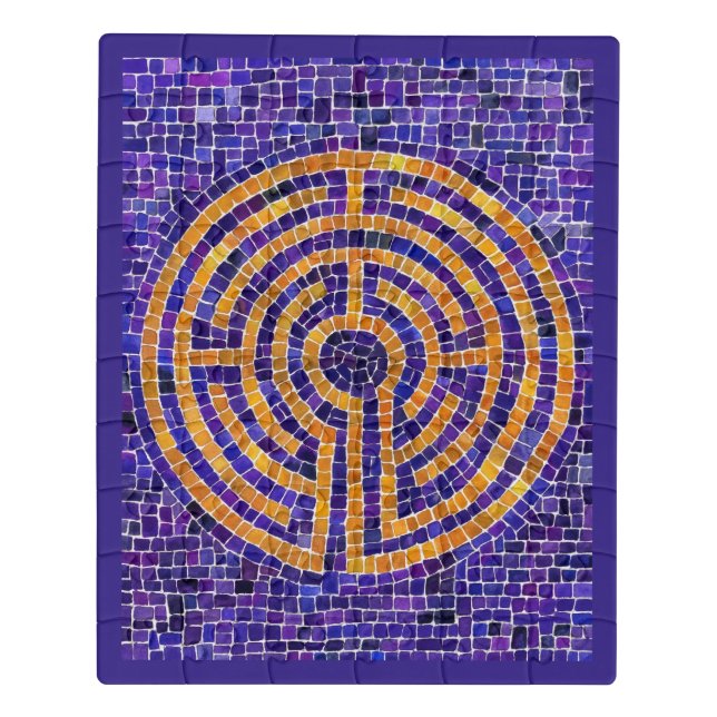 LABYRINTH MOSAIC 8x10 Acrylic Puzzle (Puzzle Vertical)