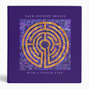 LABYRINTH MOSAIC Binder - Purple