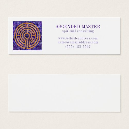 LABYRINTH MOSAIC Mini Business Card