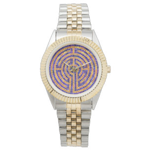 LABYRINTH MOSAIC Two-Tone Bracelet Watch