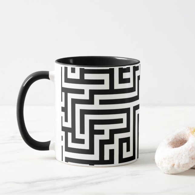Labyrinth Mug (With Donut)
