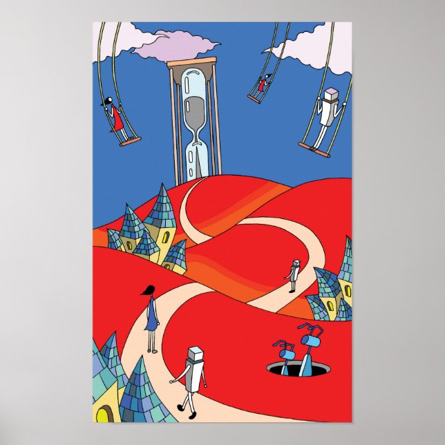 Labyrinth of Time, the Hill of the Hourglass. Poster (Front)