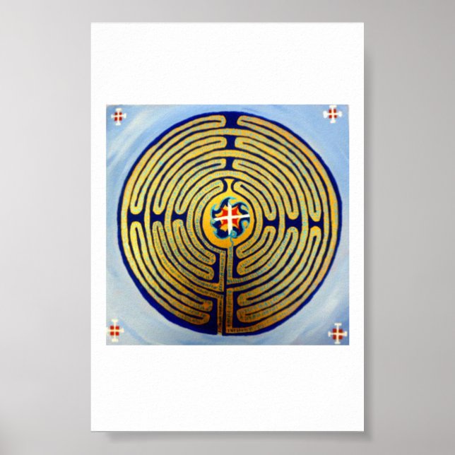 Labyrinth Prayer Poster (Front)